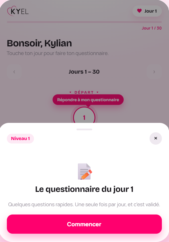 Ton rituel du jour